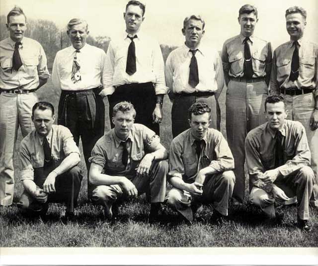 Officers with Spencer Tracy