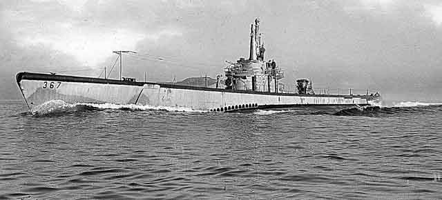 USS Icefish leaving San Diego